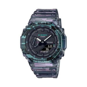 지샥 GA-2100NN-1A 지얄오크 디지털 글리치 아나디지 남성 우레탄 시계