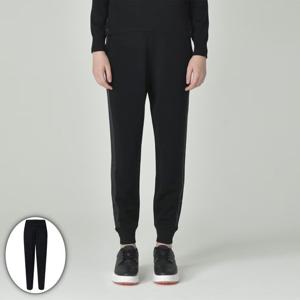 [헤지스골프] 여성 스웨터 조거 팬츠 블랙 HWPA5D712BK