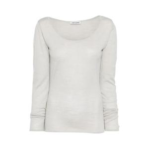 25 FW 로우클래식 넥 니트 탑 LW253KN04LY TP446073493