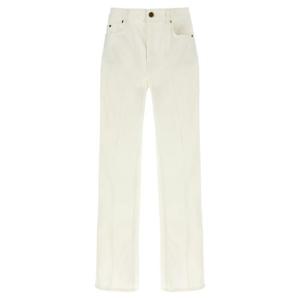 발망 데님 팬츠 GF1MI070DG140FC White