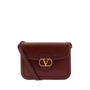 VALENTINO GARAVANI Burgundy leather 9TO5 shoulder bag 7W2B0R15UHF AFJ