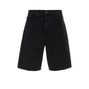 CARHARTT WIP Black denim Landon Short I030469 8906