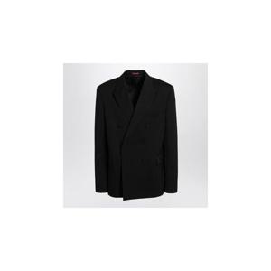 GUCCI Black double-breasted wool suit 803567ZARG8XHGUC-1000