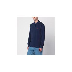 POLO RALPH LAUREN Blue cotton polo Custom Slim Fit 710680790046COXLPOLOR-NN