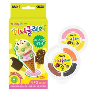 작은클레이 아모스 미니 클레이 만들기 아이스크림 1P 미술놀이