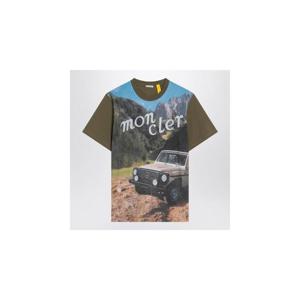 MONCLER X MERCEDES-BENZ BY NIGO Green printed cotton t shirt 8C000-0389AB9XIMONGE-816