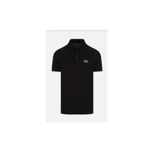 DOLCE  GABBANA logo plate piquet polo shirt G8PL4TG7F2HN0000