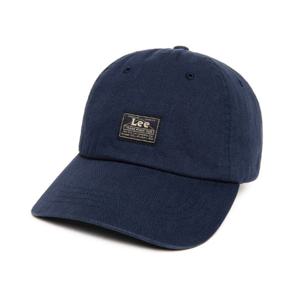 LEE 공용 헤링본 하우스 라벨 반커브 볼캡 B1 LE2503CA08 NA PU