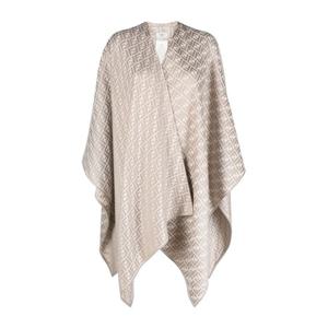 펜디 울 실크 어시메트릭 헴 판초 FXX782 AQ8GF0QZ0