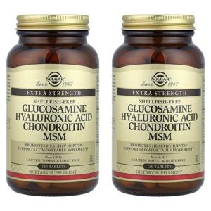 해외배송 Solgar 솔가 글루코사민 히알루론산 콘드로이틴 MSM 120정 2개