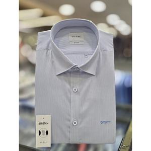 [예작][예작] 면 스판 핀스트라이프 슬림핏셔츠 YJFSBS166NY (P0