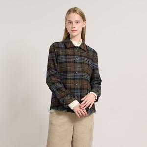 [올앤선드리]오버사이즈 체크 셔츠 A5W9B408