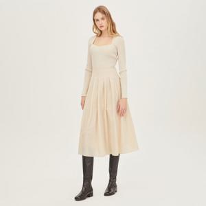 [시슬리]스퀘어넥 롱 우븐 패치 SAKO05311_BG