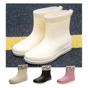 여자 겨울장화 레인부츠 기모 안감 털 숏 부츠 눈비 레인부츠 레인장화 장마철레인부츠 여성레인슈즈 여성레인부츠
