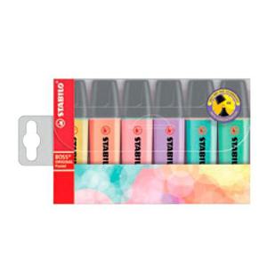 스타빌로 보스 오리지널 파스텔 형광펜 6색세트