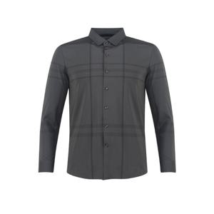 골피아 남성 봄가을 기능성 체크패턴 긴팔 골프셔츠 GCTF5LU2587