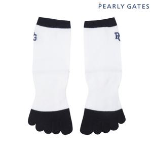 파리게이츠  여성 투톤 로고 논슬립 토 삭스 521E4SCA42 BJ