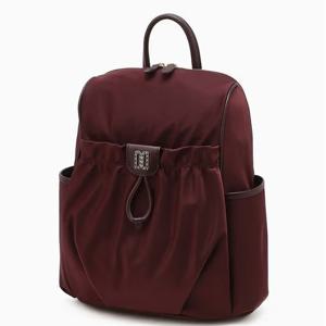 [닥스핸드백] 버건디 DD로고 나일론 백팩DCBA6E344D2