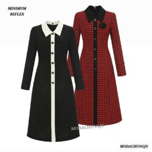 [미니멈]MD 배색 포인트 카라 원피스  MD MMYDAWO1280_CJ