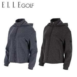 [엘르골프]여성 트윌조직감 변형 풀집업 6J65581_DJ