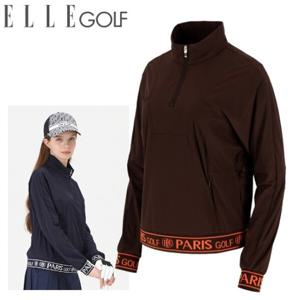 [엘르골프]여성 간절기 배색 포인트 홑겹 아노락 6J61352_DJ