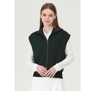 [엘르골프]여성 세일러 풀 오픈 니트 베스트 6K63102-220 아이보