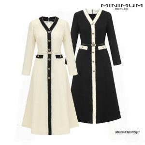 [미니멈]MD 배색 플레어 원피스  MD MYDAWO1260_CJ