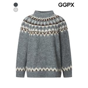 [GGPX]노르딕 울 짜임 니트 (GPBKP001B)