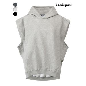 [보니스팍스]슬리브리스 후드 코튼 기모 베스트 (XPBVT007M0)