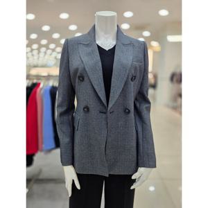 [더아이잗]슬림핏 피크드 라펠 더블 재킷 IPAM0JK711390