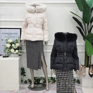 [미니멈]MD 폭스퍼 후드 구스 패딩 MD MMZDGPM0960