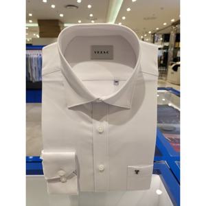 [예작(셔츠)]일반핏 26S/S YJFSBR133WH 주머니자수 스판솔리드셔츠