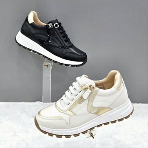 [탠디]여성 골드 포인트 스니커즈 X2HS50YH15 IVORY BLACK 1DC J