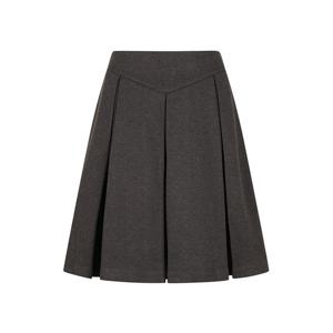 [레코브](레코브) 맞주름 포인트 미디 스커트(LK61D1SK501X)