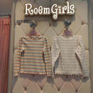 로엠걸즈 DP01 인터룩 골지 티셔츠 RGLA2616C