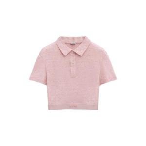 로에베 크롭 폴로 탑 S359Y23XAC7140