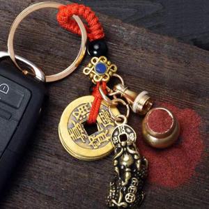 아트박스/다데 동전 돈 복 픽시우 키링 열쇠 가방 고리 DD-13344