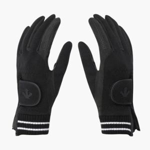 데상트골프장갑 VQA DQ42WFGLO2-BLKG 여성 360그립 방한 장갑 / BLACK