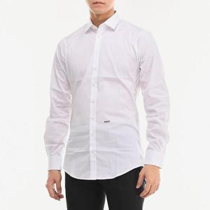 디스퀘어드 포플린 셔츠 화이트 S71DM0336 S44131 100