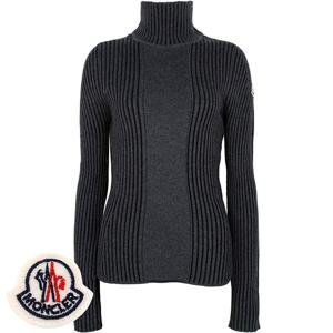 몽클레어 그레이 버진 울 터틀넥 스웨터 9F00004 M1131 991