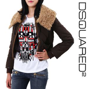 디스퀘어드2 리얼퍼 퀼팅 레이어드 자켓 BN0273 030