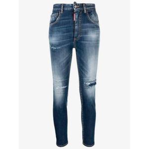 디스퀘어드2 디스 디테일 하이웨스트 크롭 트위기 진 S75LB0746 S30685 470