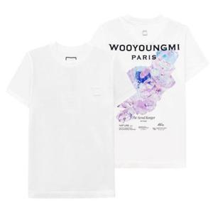 25SS 우영미 3D 코랄 백로고 여성 반팔 티셔츠 M251TS05701W