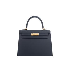 [엘러브] 에르메스 아웃켈리28 인디고블루 금장 5HH0577