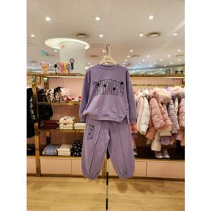 프렌치캣5 주니어 티파니바이올렛루즈핏기모티 조거바지 (T56KAT060AP040)