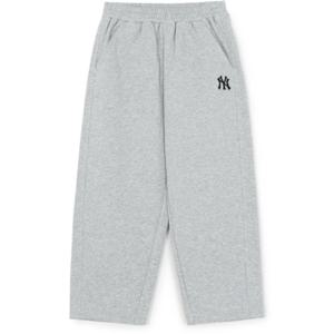 MLB 키즈 베이직 스몰로고 기모 스트레이트 팬츠(7APTB1056-50MGSS)