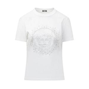 베르사체 반팔 티셔츠 10232061A17216 2W210 WHITE CRYSTAL