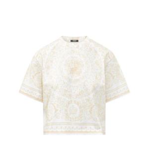 베르사체 반팔 티셔츠 10231611A17251 5Y570 WASHED OUT GOLD