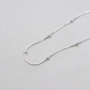 (Silver925) Basic ball anklet