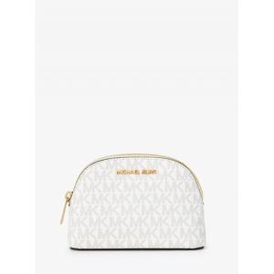 마이클코어스 트래블 포치 미디엄 MK 시그니처 35S3GTVM2V1999 옵티컬 화이트